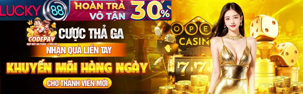 Banner quảng cáo các chương trình khuyến mãi Wstar777